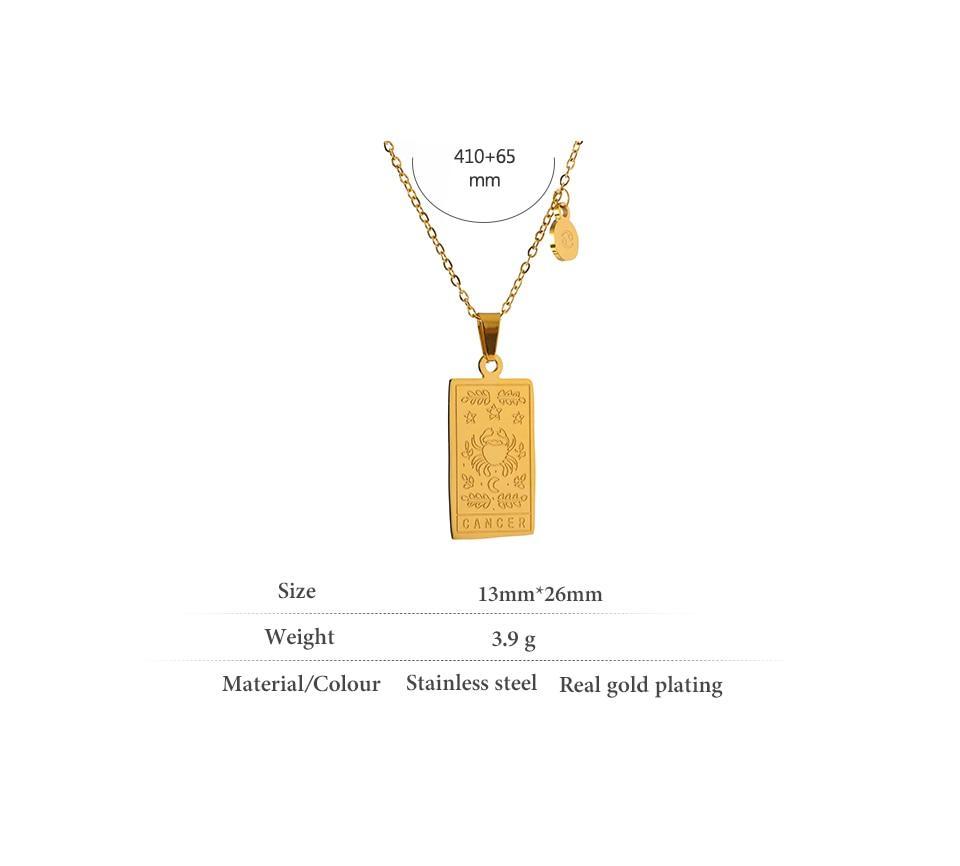 ZODIAC ASTRA CANCER NECKLACE