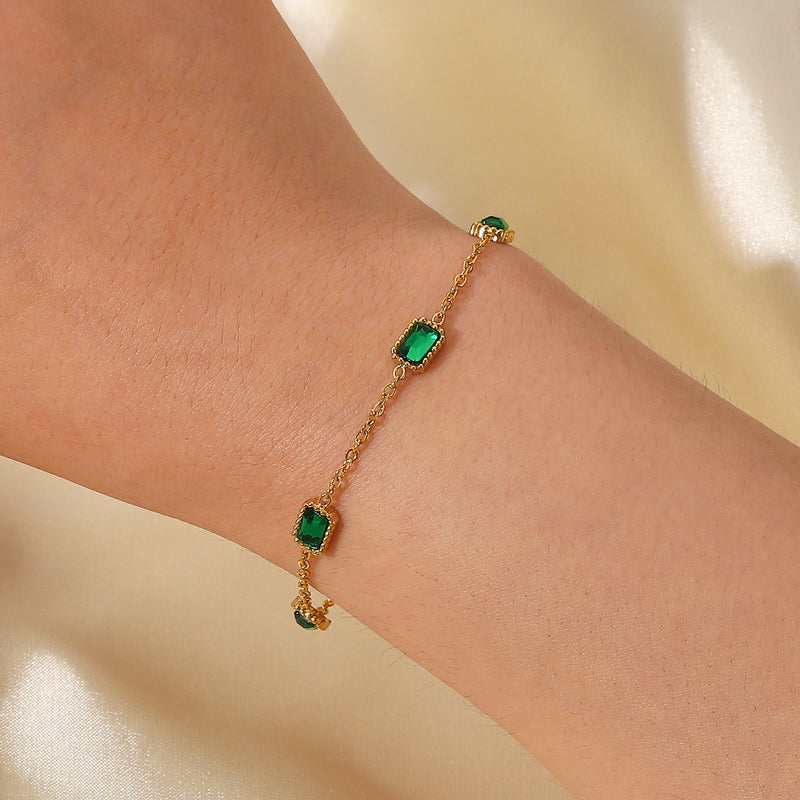 With Certificate Natural Emerald Bracelet Nepal Handmade 925 Sterling  Silver Customized - Shop Nellie Bracelets - Pinkoi